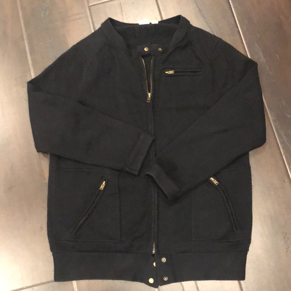 Anthropologie zip sweater